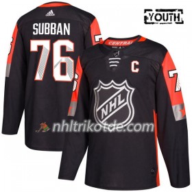 Nashville Predators Trikot Subban 76 2018 NHL All-Star Adidas Schwarz Authentic - Kinder